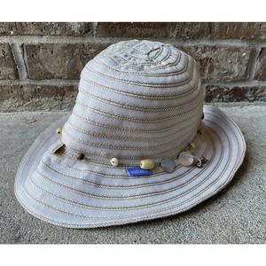Wallaroo Hat Co. Women's Ellie Sun Hat UPF 50+ Adjustable Brown 100% Poly-Ribbon